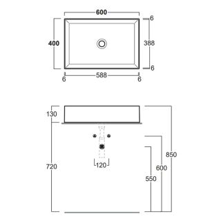 Раковина SIMAS AGILE AG60 bi  matt белая 60 см